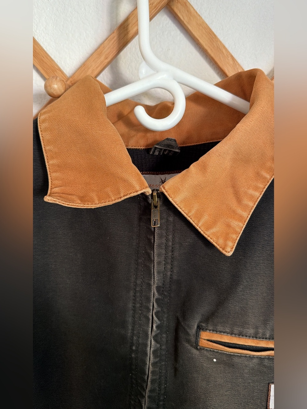 Vintage Fortress Products Canvas Workwear Chore Detroit Jacket Men’s Size XL - Picture 4 of 13